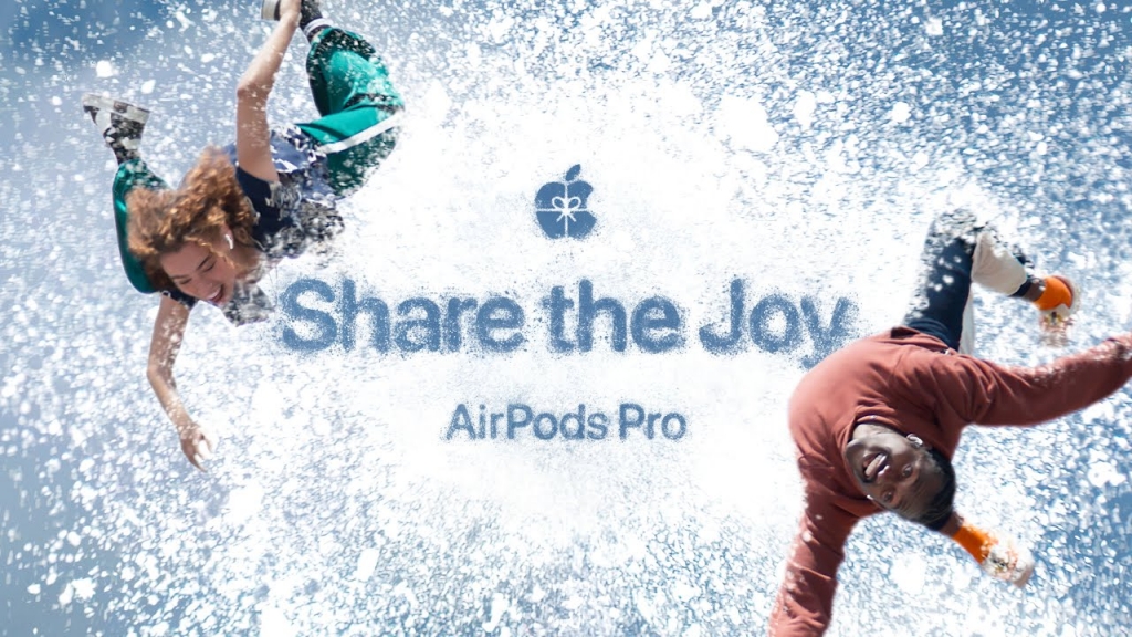 Музыка из рекламы Apple AirPods Pro - Holiday. Share the Joy