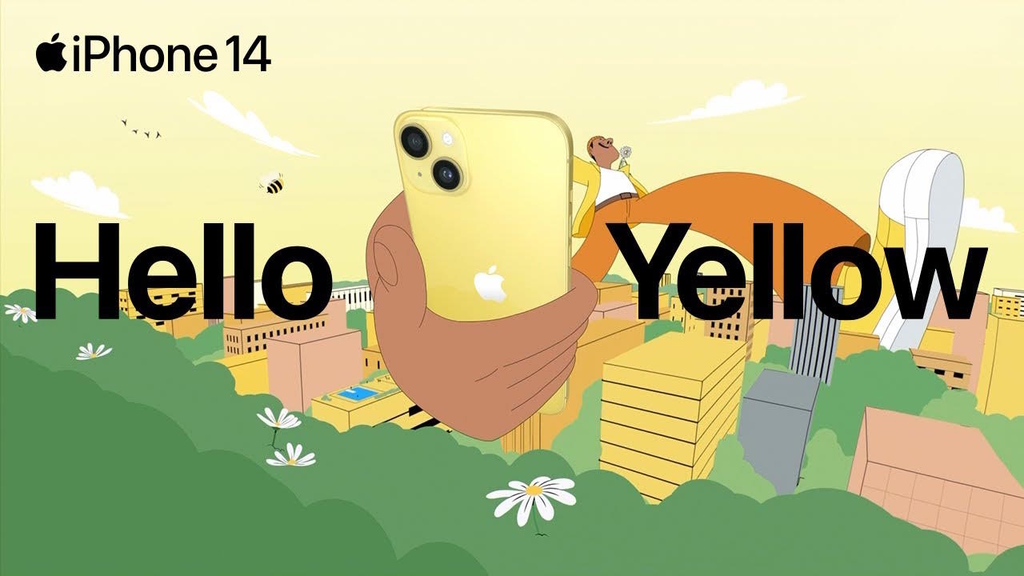 Музыка из рекламы Apple iPhone 14 & iPhone 14 Plus - Hello Yellow