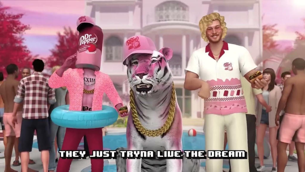 Музыка из рекламы Dr Pepper - Strawberries & Cream soda (Yung Gravy)