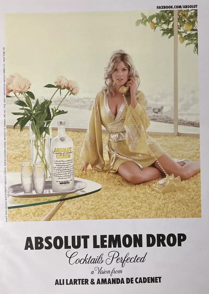 Музыка из рекламы Absolut - Lemon Drop (Ali Larter)