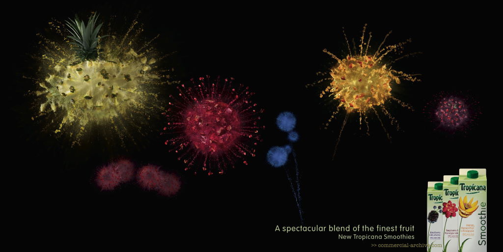 Музыка из рекламы Tropicana Smoothie – Fruit Fireworks