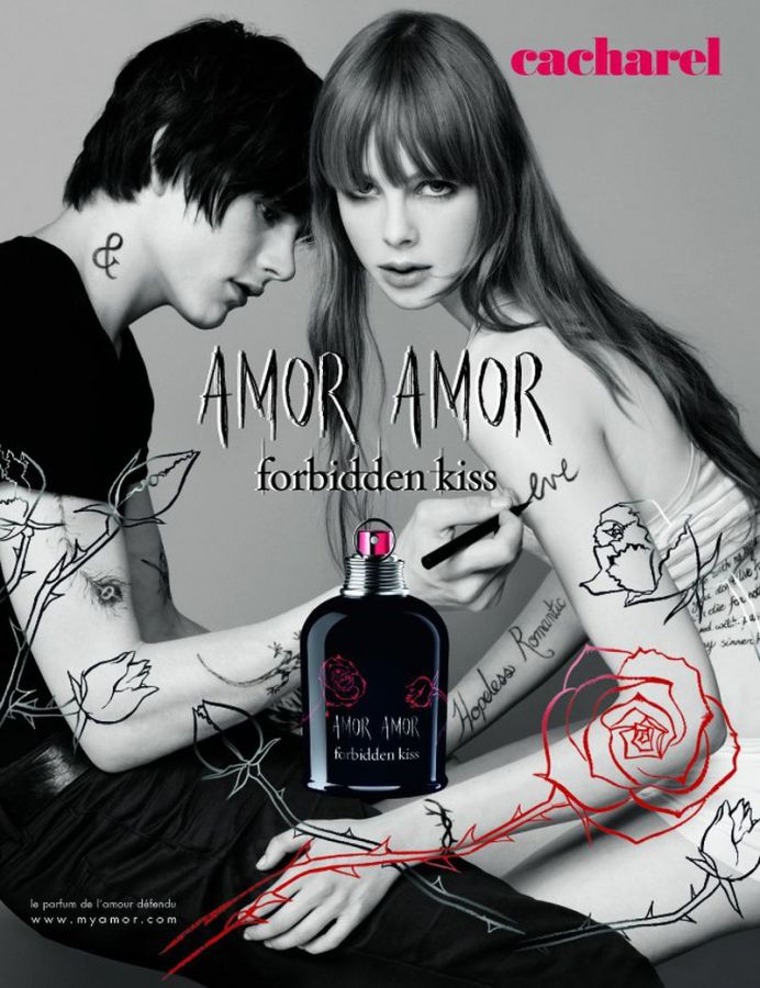 Музыка из рекламы Cacharel - Amor Amor Forbidden Kiss (Edie Campbell, Luke Worrall)