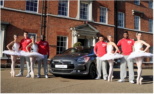 Музыка и рекламы Citroen DS5 - Arsenal players perform ballet Музыка и рекламы Citroen DS5 - Arsenal players perform ballet