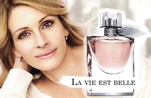 Музыка из рекламы Lancome - La vie est belle (Julia Roberts)
