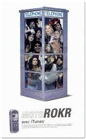 Музыка из рекламы Motorola Rokr (Madonna, Iggy Pop)