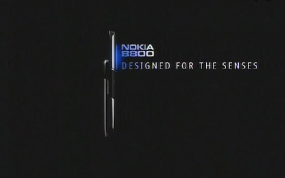 Музыка из рекламы Nokia 8800 - Design For The Senses