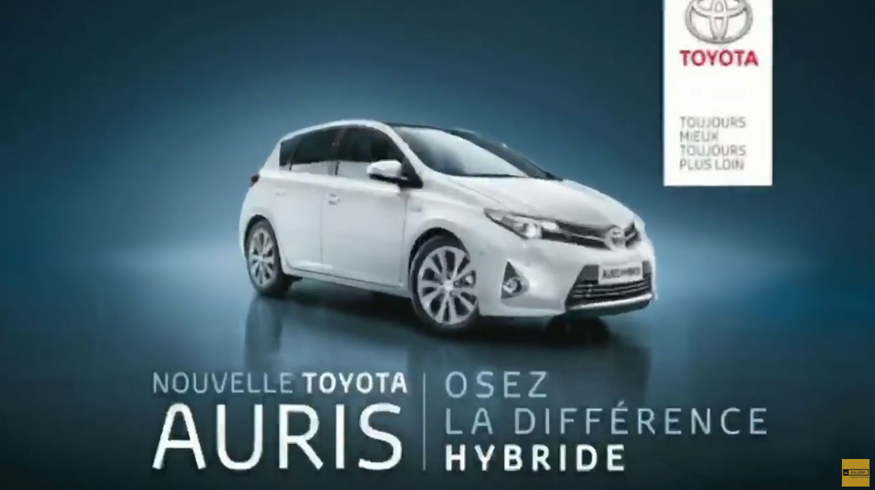 Музыка из рекламы Toyota Auris Hybride