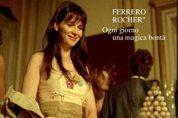 Музыка и видеоролик из рекламы Ferrero Rocher (Juliette Binoche)