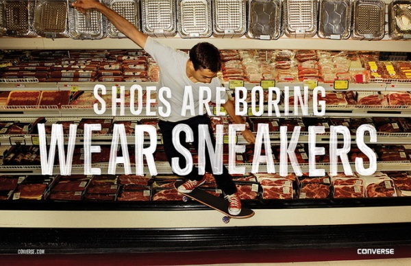 Музыка и видеоролик из рекламы Converse - Shoes are Boring. Wear Sneakers
