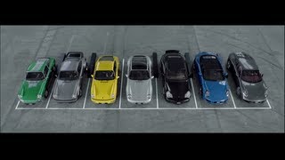 Музыка и видеоролик из рекламы Porsche - Creating a symphony with 7 generations of Porsche 911