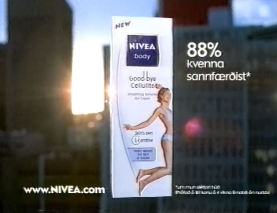 Музыка из рекламы Nivea - Goodbye Cellulite