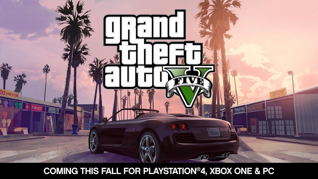 Музыка из промо Rockstar - Grand Theft Auto V - (PlayStation4, Xbox One and PC this Fall)