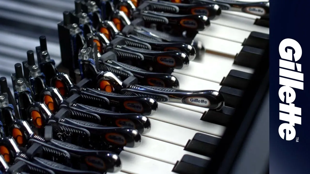 Gillette Fusion ProGlide - Razors Piano Performance