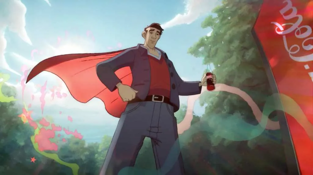 Coca-Cola - Man & Dog Coca-Cola - Man & Dog