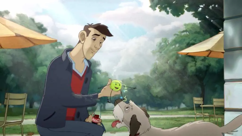 Coca-Cola - Man & Dog Coca-Cola - Man & Dog