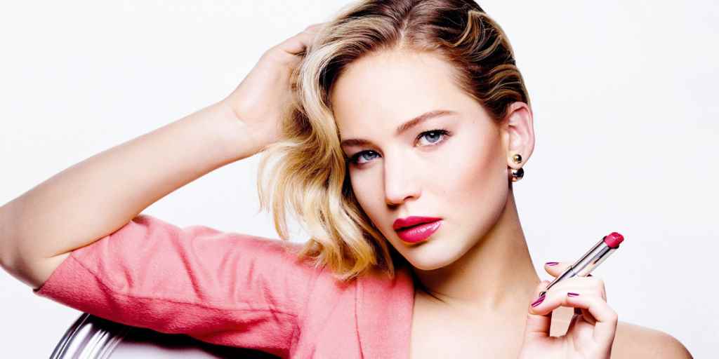 jennifer lawrence dior lipstick