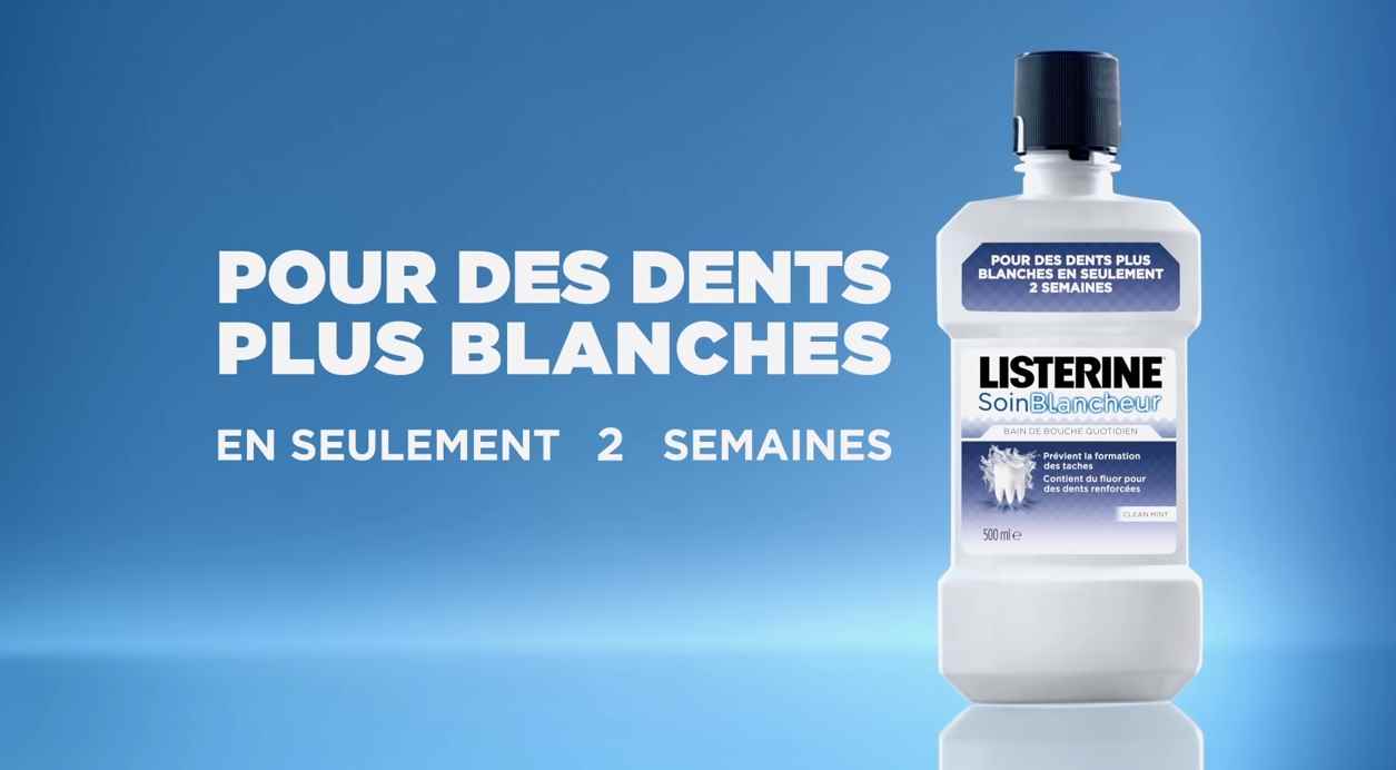 Музыка из рекламы Listerine - Soin blancheur