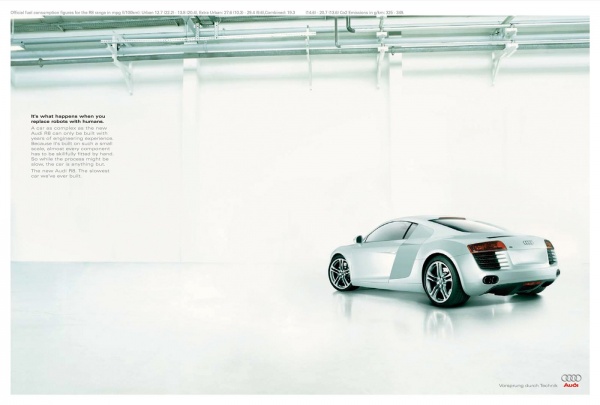 Музыка из рекламы Audi R8 - The Slowest Car Audi Ever Built