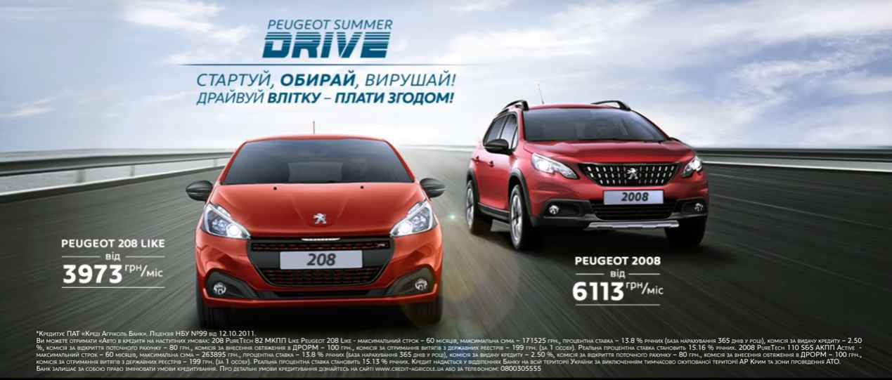 Музыка из рекламы Peugeot 208 Like – Summer Drive