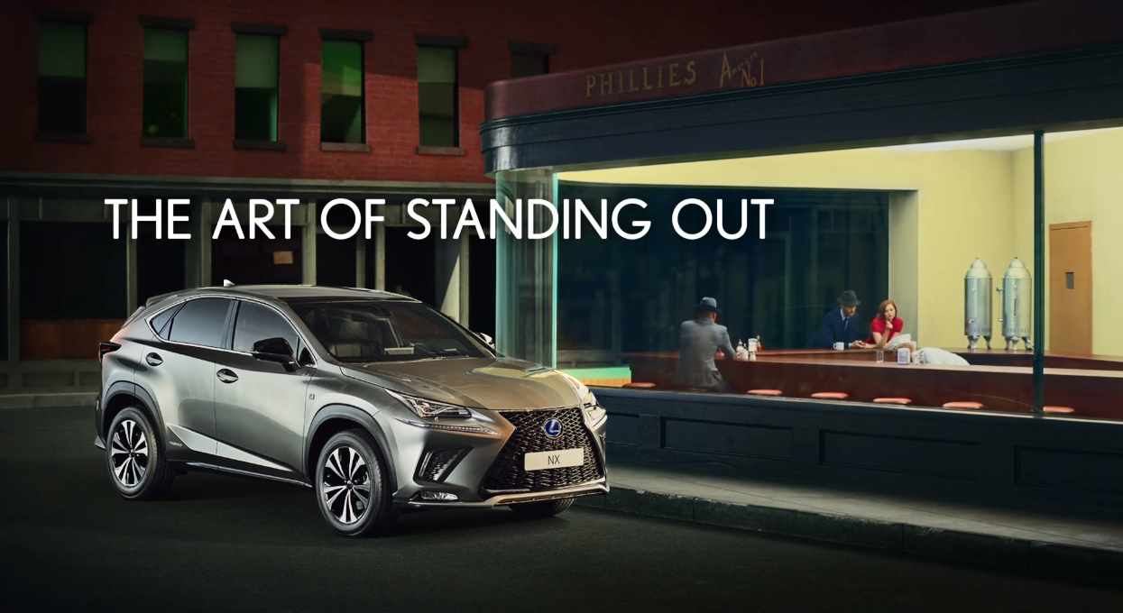 Музыка из рекламы Lexus NX - The Art Of Standing Out