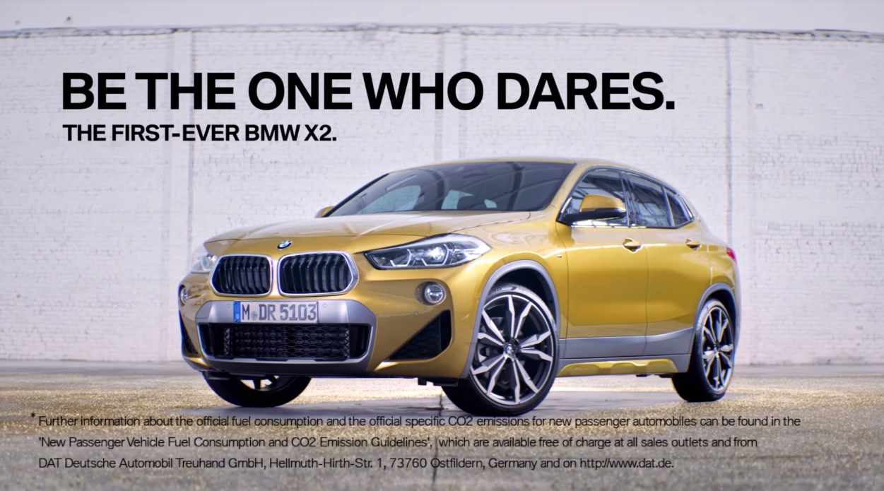 Музыка из рекламы BMW X2 -  Be the one who dares