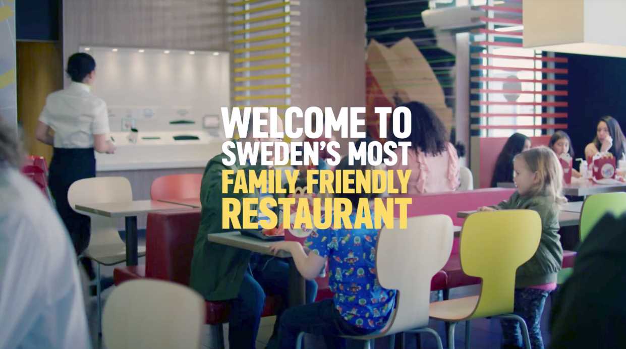 Музыка из рекламы McDonalds – Sweden’s most family friendly restaurant