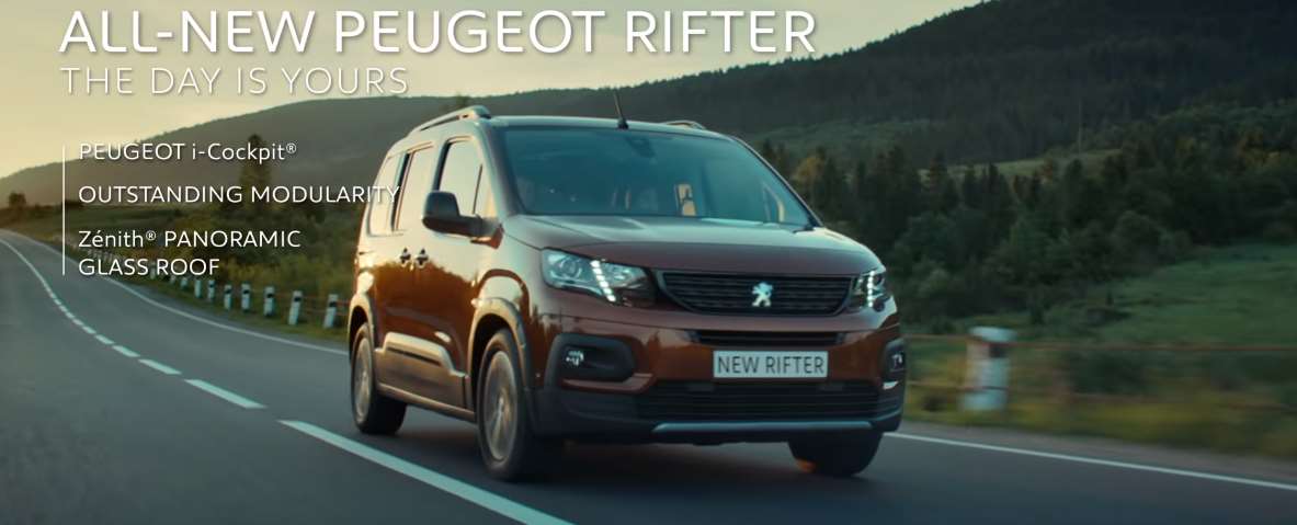 Музыка из рекламы Peugeot Rifter