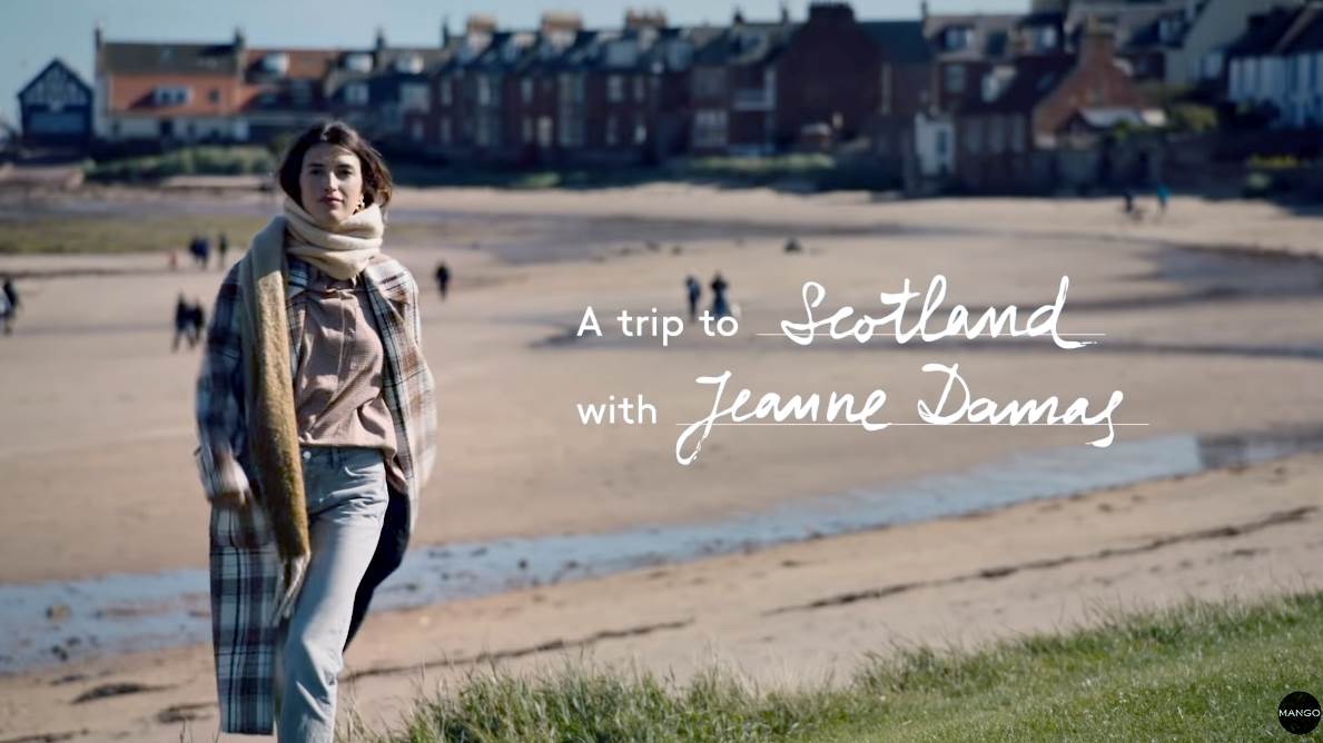 Музыка из рекламы Mango - A trip to Scotland (Jeanne Damas)