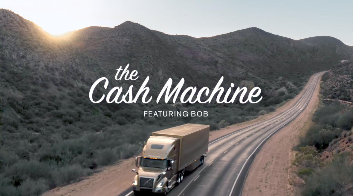 Музыка из рекламы Volvo Trucks - The Cash Machine featuring Bob Музыка из рекламы Volvo Trucks - The Cash Machine featuring Bob