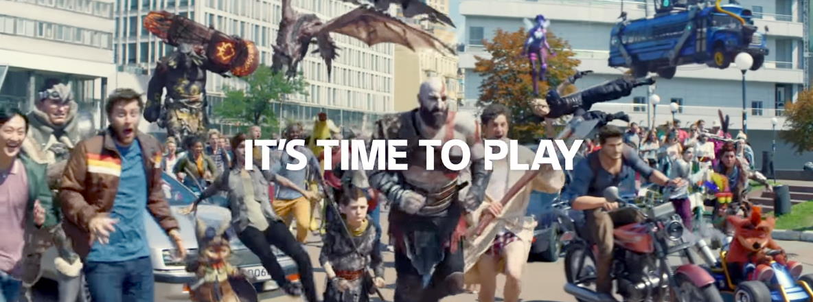 Музыка из рекламы PS4 - It's Time to Play