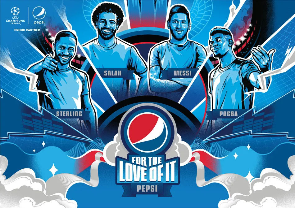 Pepsi - El Juego Nunca Se Detiene (Lionel Messi, Mohamed Salah, Paul Pogba, Raheem Sterling) Pepsi - El Juego Nunca Se Detiene (Lionel Messi, Mohamed Salah, Paul Pogba, Raheem Sterling)