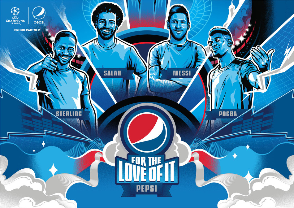 Музыка из рекламы Pepsi - El Juego Nunca Se Detiene (Lionel Messi, Mohamed Salah, Paul Pogba, Raheem Sterling)