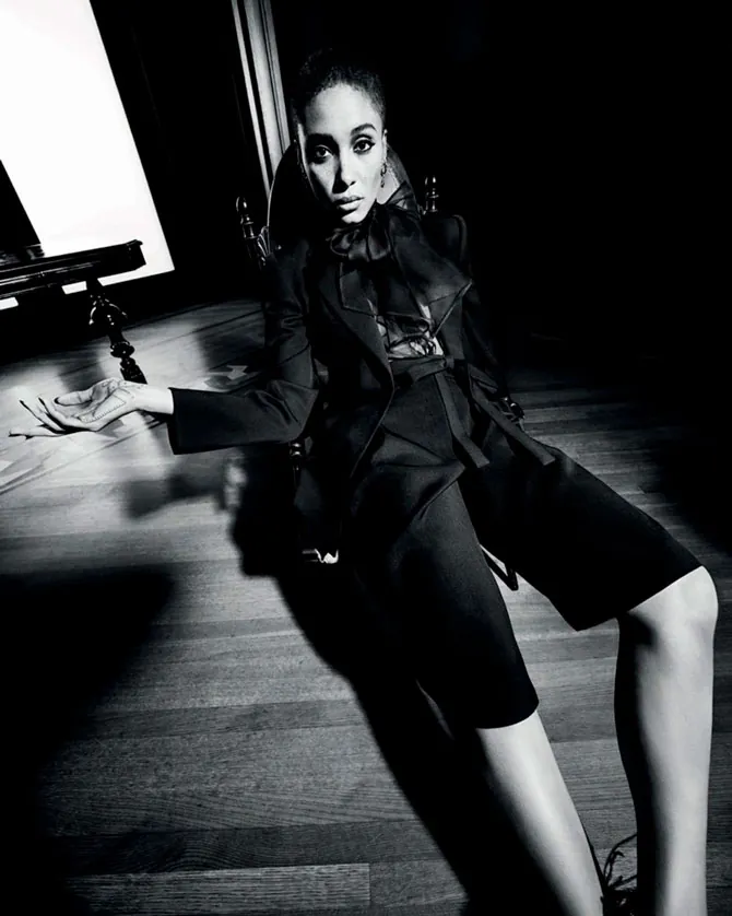 Valentino Le Noir - Women's Spring-Summer (Adwoa Aboah)