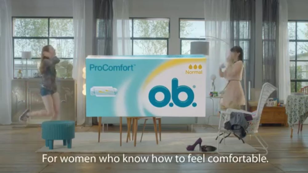 Музыка из рекламы o.b. procomfort - For women know to feel comfortable
