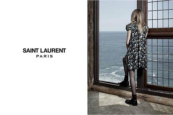 Кара Дельвинь рекламирует коллекцию Saint Laurent