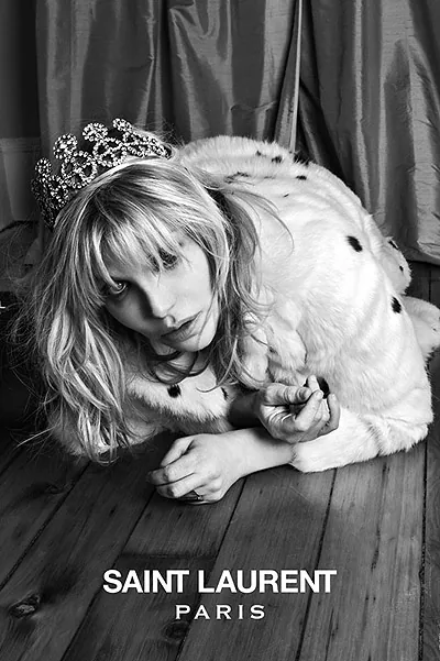 Кортни Лав и Мэрилин Мэнсон в рекламе Saint Laurent