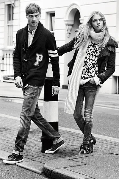 Кара Дельвинь в рекламной кампании Pepe Jeans Кара Дельвинь в рекламной кампании Pepe Jeans