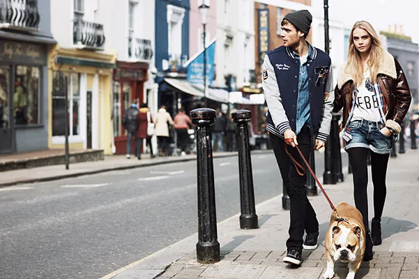 Кара Дельвинь в рекламной кампании Pepe Jeans Кара Дельвинь в рекламной кампании Pepe Jeans