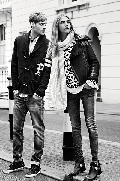 Кара Дельвинь в рекламной кампании Pepe Jeans Кара Дельвинь в рекламной кампании Pepe Jeans