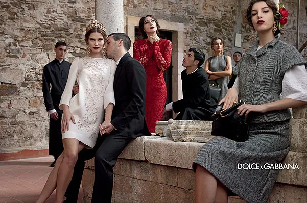 Страсти по Сицилии: Бьянка Балти и Моника Белуччи для Dolce&Gabbana