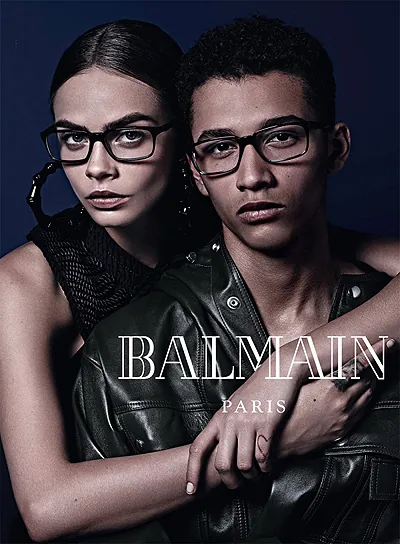 Кара Дельвинь и другие модели в рекламе очков Balmain Кара Дельвинь и другие модели в рекламе очков Balmain