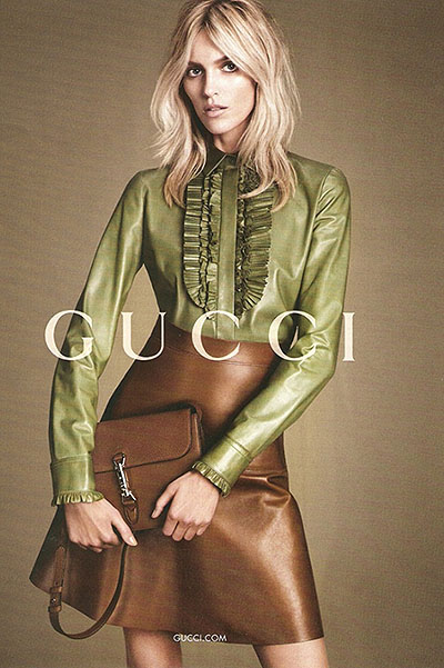 Международная команда: Наташа Поли и другие модели в рекламе Gucci