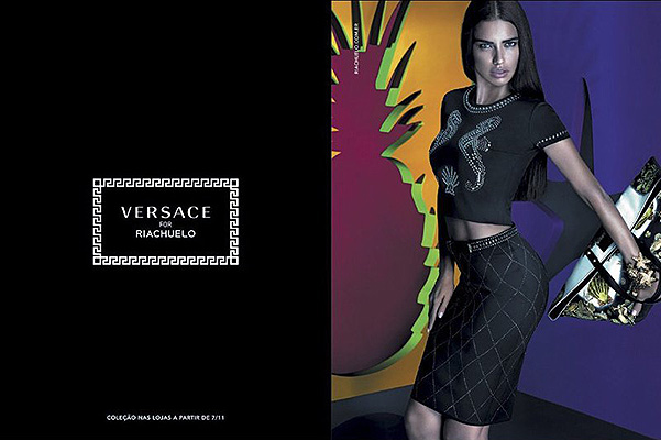 Адриана Лима в рекламной кампании Versace для Riachuelo