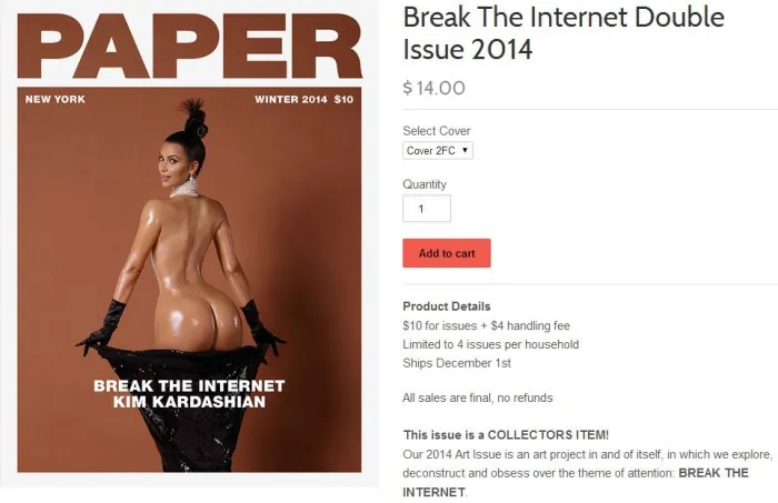 Paper и Кардашьян взорвали интернет