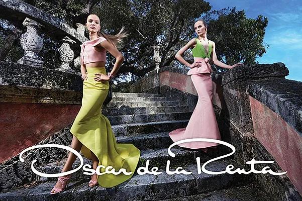 Дарья Строкоус и Саша Лусс в новой кампании Oscar de la Renta