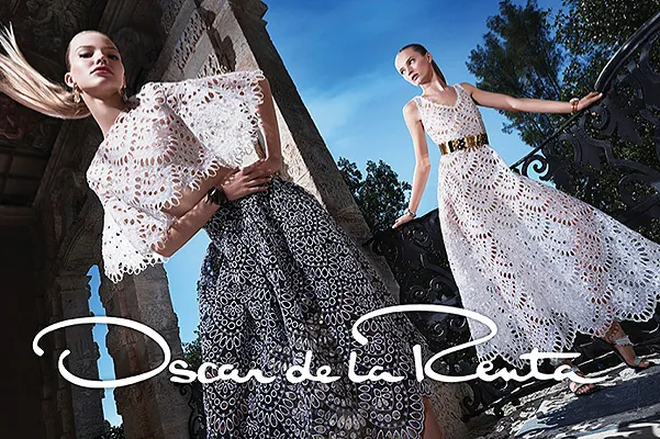 Дарья Строкоус и Саша Лусс в новой кампании Oscar de la Renta