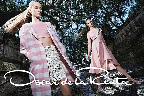 Дарья Строкоус и Саша Лусс в новой кампании Oscar de la Renta