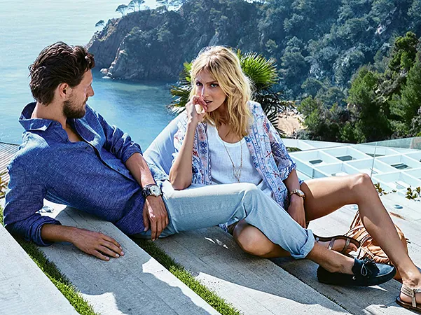 Аня Рубик с супругом в лукбуке новой коллекции Massimo Dutti Аня Рубик с супругом в лукбуке новой коллекции Massimo Dutti