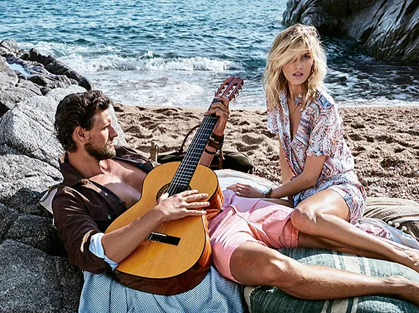 Аня Рубик с супругом в лукбуке новой коллекции Massimo Dutti Аня Рубик с супругом в лукбуке новой коллекции Massimo Dutti