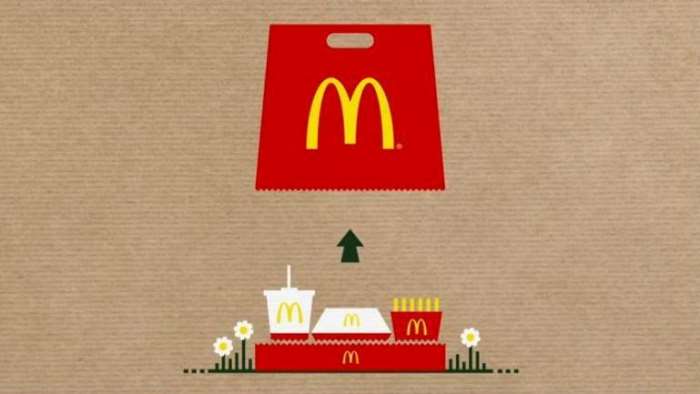 McDonald's превратил пакет в поднос